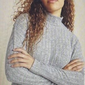 Eri + Ali Mock Ribbed Sweater - XS by Anthroplogie